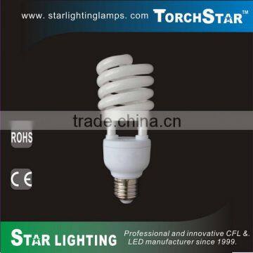 27W compact fluorescent lamp T3 half spiral