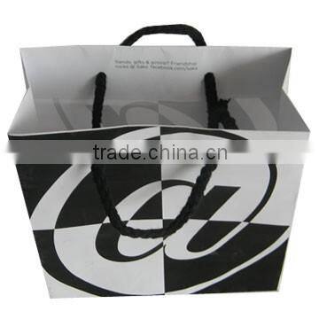 Competitive high quality hand finish rope handle paper bags