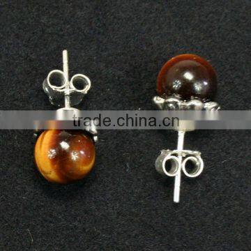 Beads fashion earring tiger eye beads earring jewelry