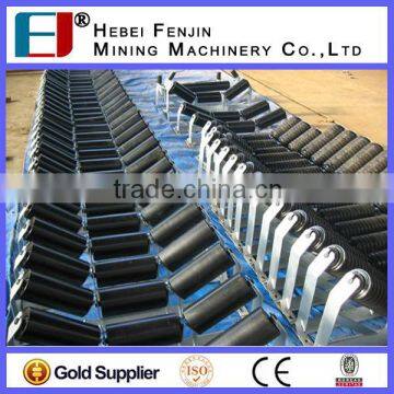 China Supplier Troughing Steel Pipe Conveyor Rollers For Port Facilities photo-3