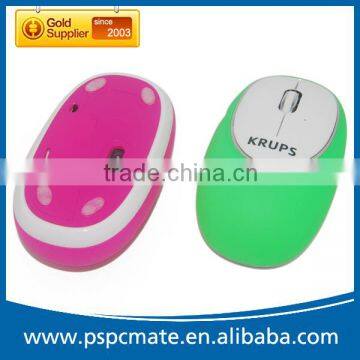 Computer 2.4G Soft Silicon Wireless Mouse with usb mini receiver