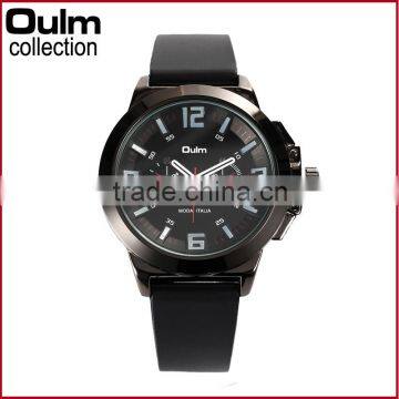 2015 Oulm Unisex Silicone Wrist Watch for Man and Women photo-4