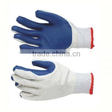 Rubber Film Palm Cotton Work Glove