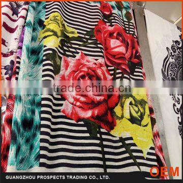 2016 China Beautiful Custom 100% Printed Rayon Fabric