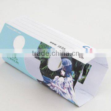 2014 hot sale promotional custom branded paper foldable 3d amazing card