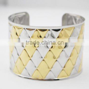 Stainless Steel Bangle Jewelry Engraved Cuff Bracelet photo-3