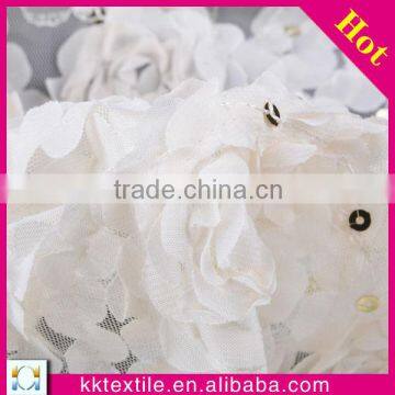 sequin tulle fabric ribbon work embroidery fabric designs