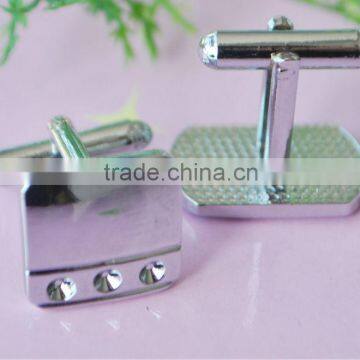 Custom Silver Color Cuff Links