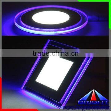 Round double color panel ceiling light, double panel light led China