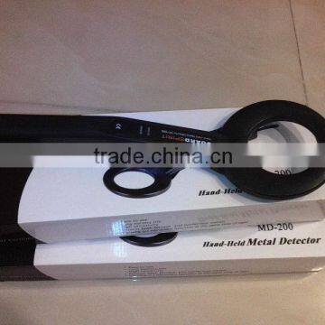 circular metal detector for examine weapon and knife