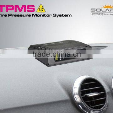 wireless tire pressure monitoring system with solar chargeable LCD display                        
                                                Quality Choice
