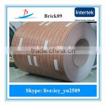 2016 new brick pattern design PPGI prepainted galvanized steel coil supply in Turkey, Ukraine, Korea, etc.                        
                                                Quality Choice