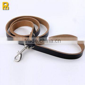 Leather dog leash