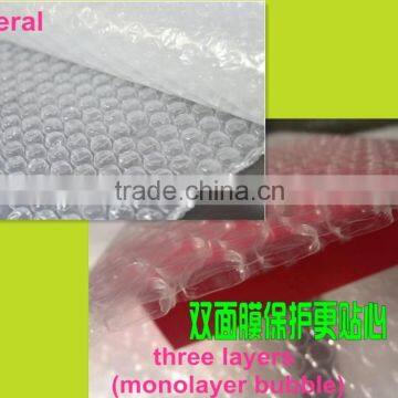 quality transparent simple/double bubble air bubble film bags for packaging