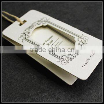 Cloth swing tag Custom Logo Printed Paper Garment Hand tags