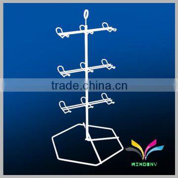 China manufacturer sturdy flooring detachable wire retail rotating display rack