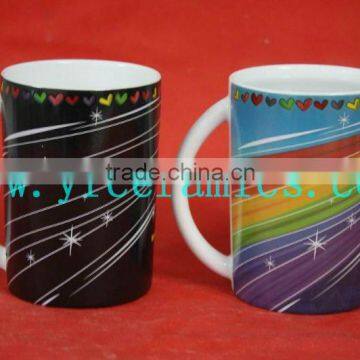 YF19005 color changing ceramic mug