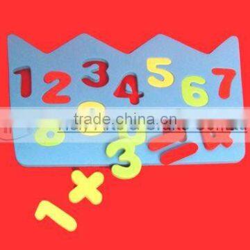 EVA craft set/number teaching craft/EVA puzzle