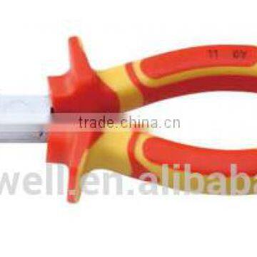 Insulated VDE/DIP Coating Single Colored Round Nose Pliers