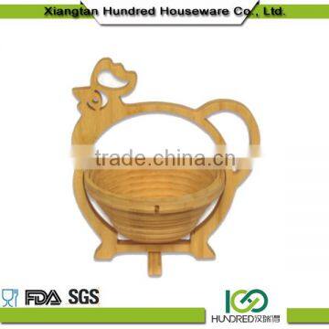 Bamboo fruit basket wholesale for home sale