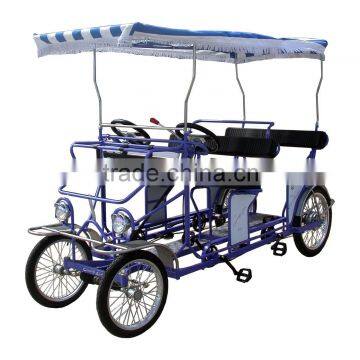 BLUE SURREY BIKE QUAD-CYCLE