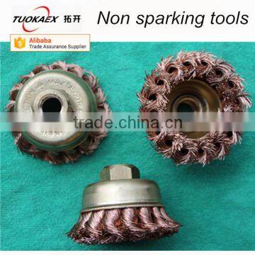 Red copper wire brush non spark brush