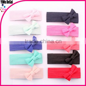 Hot sale beautiful high quality ribbon baby kids hairpin