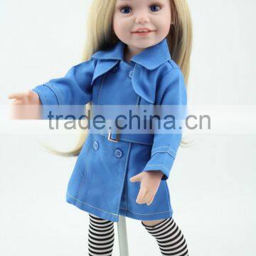 Vinyl doll NPK manufacture hot selling18inches american girl doll