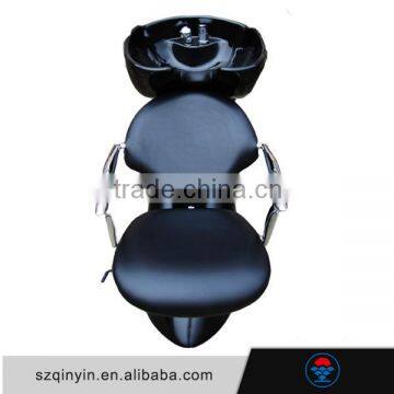 China supplier high quality PVC leather and ceramic bowl hydraulic shampoo chair