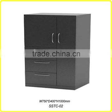 Modern apperance and bedroom specific use wooden storage cabinet/drawer cabinet