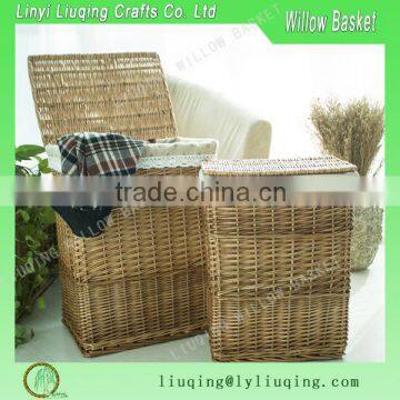 Home organization Willow laundry hamper,laundry basket,wicker storage basket