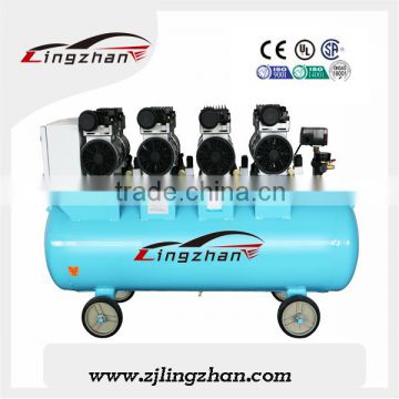 Low dB High Air Flow Mute Oil Free Piston Dental Auto Air Compressor with air compressor pump