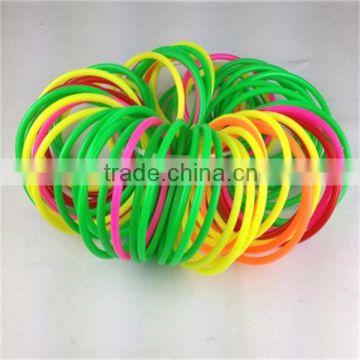 5 colors solid plastic o rings , ID4-33cm thinckness0.7cm PE o sings