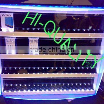 Fashion Acrylic Cigarette Dispenser Floor Display / LED Acrylic display stand for 40 cases cigarette