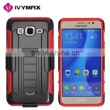 Phone accessories 2016 customized logo and new kickstand phone case for samsung G5500 G550 on5                        
                                                                                Supplier's Choice