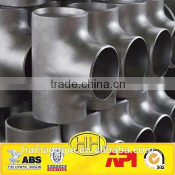 forged seamless alloy steel ansi b16.9 pipe tee