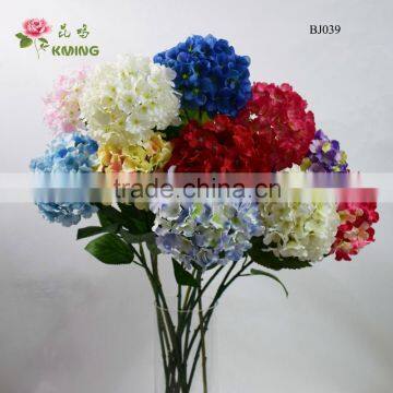 wholesale corlorful artificial big hydrangea flowers