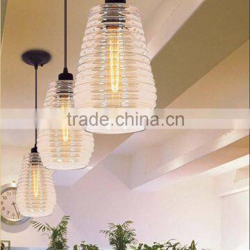 Decoration glass Hanging Pendant lamp Modern restaurant ceiling light