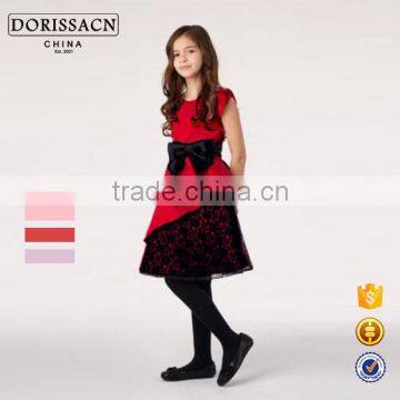 sleeveless premium fabrics girls casual dresses for 4-12 yrs old with exquisite workmanship 15 yrs girl dresses manufacturer                        
                                                Quality Choice