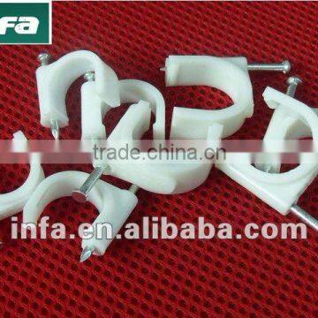 plastic nail hook cable clip 4/5mm