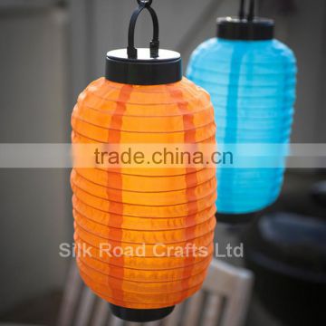 Hanging lantern LED power with custom printing