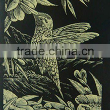 Engraving art/Engraving card/Scrap foil/foil card/foil art MD11907