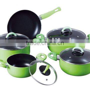 9 pcs aluminum cookware set