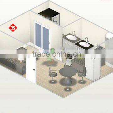 Module container house/ prefabricated house prices in sudan/ easy assembled house