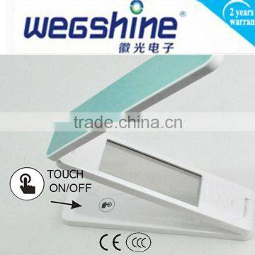 battery LED table lamp with calendar, temperature for students desk lamp with USB port