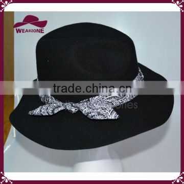 Alibaba China market of handmade felted wool panama hats