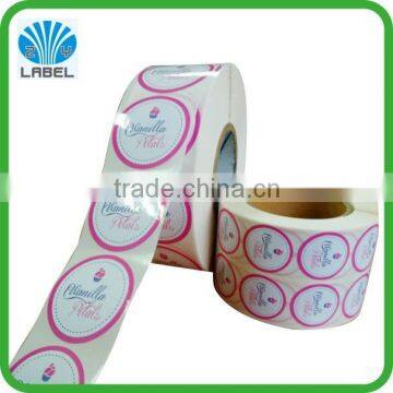 Waterproof adhesive body wash private labels, bath label stickers made in China