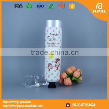 ABL aluminum laminated tube sun cream cosmetic tube with labeling