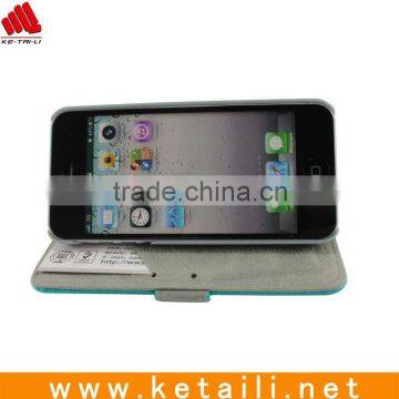 For PU leather iphone 5 case, Made of pu+pc