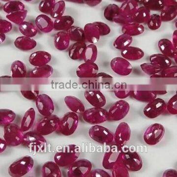 3*5mm rough natural precious ruby stones gems